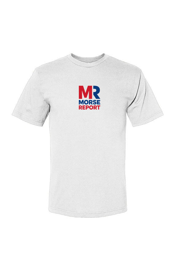 Morse Report White Tee
