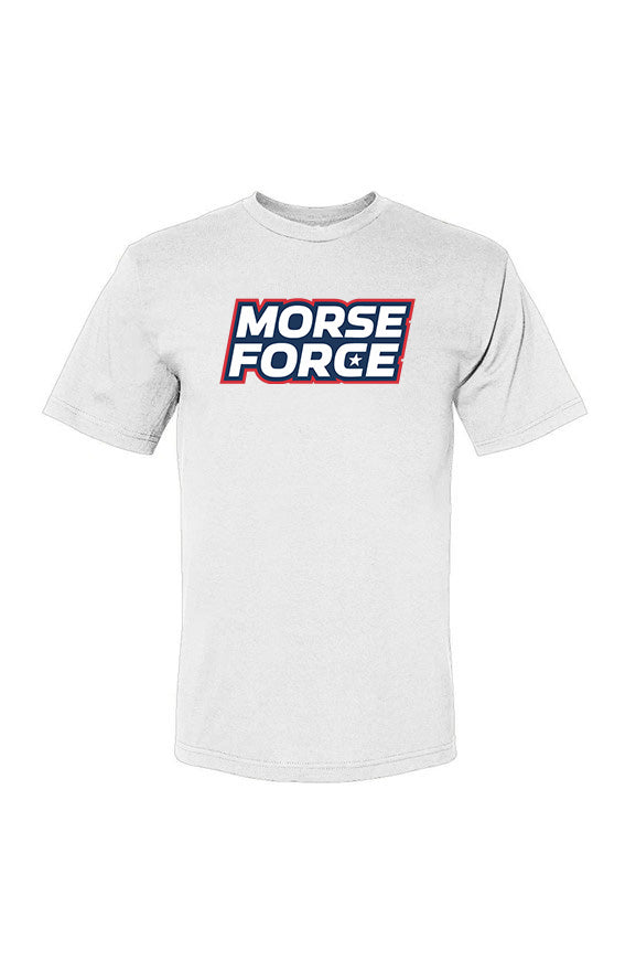 Morse Force White Tee